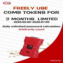 CGDI MB Free Tokens for 2 Months No Limitation (May 9th to Jul 9th) !!!